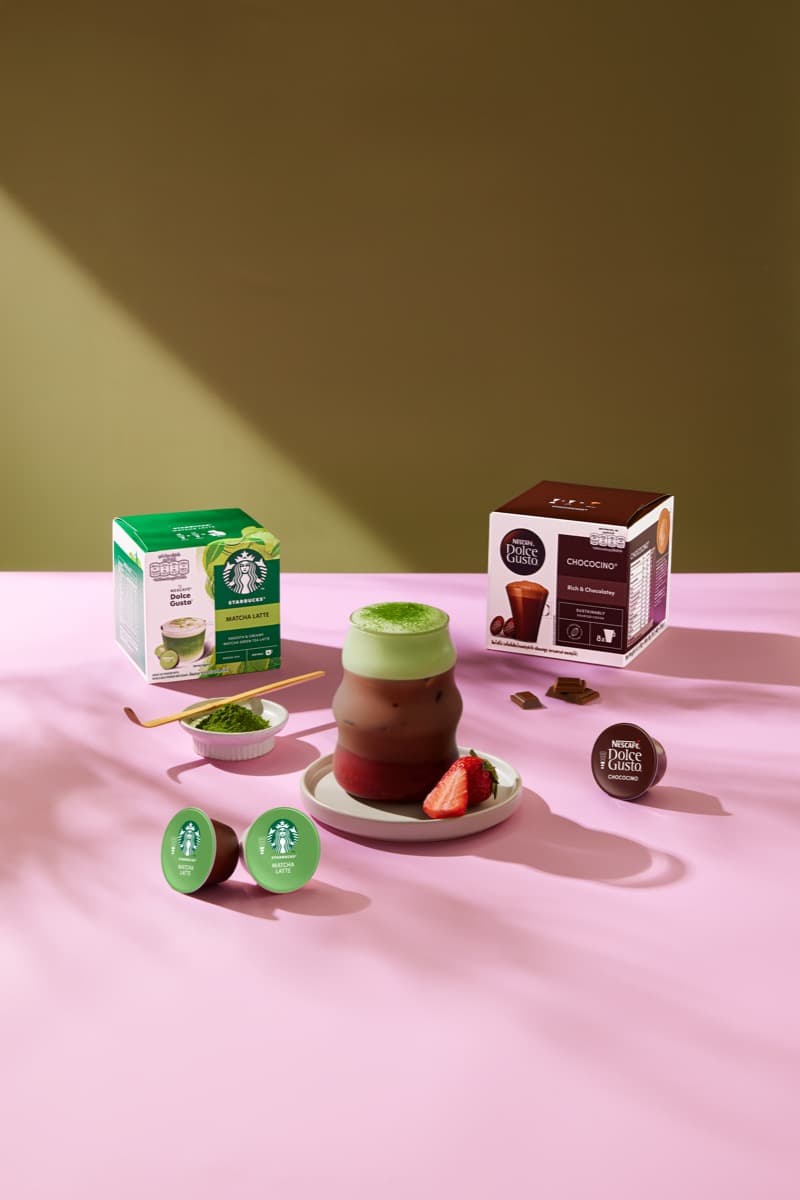 Matcha Choc-Berry Foam
