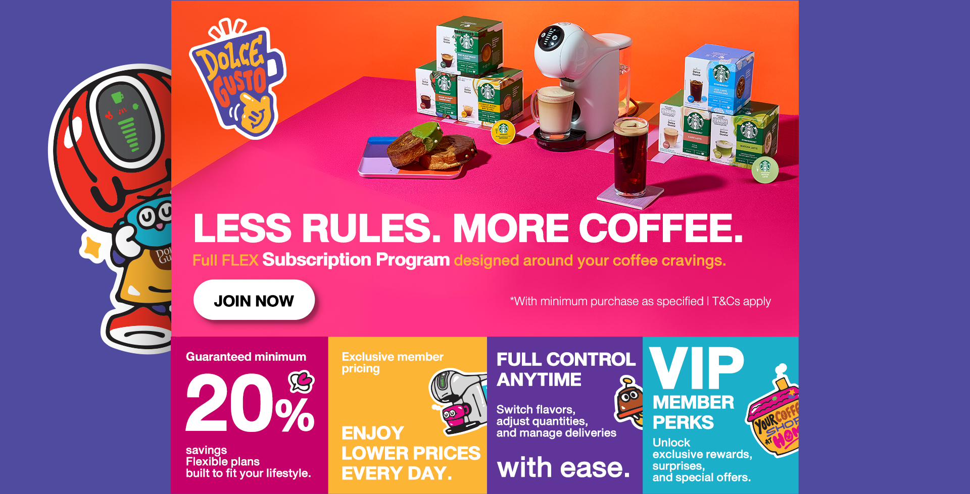 Subscribe to NESCAFÉ Dolce Gusto